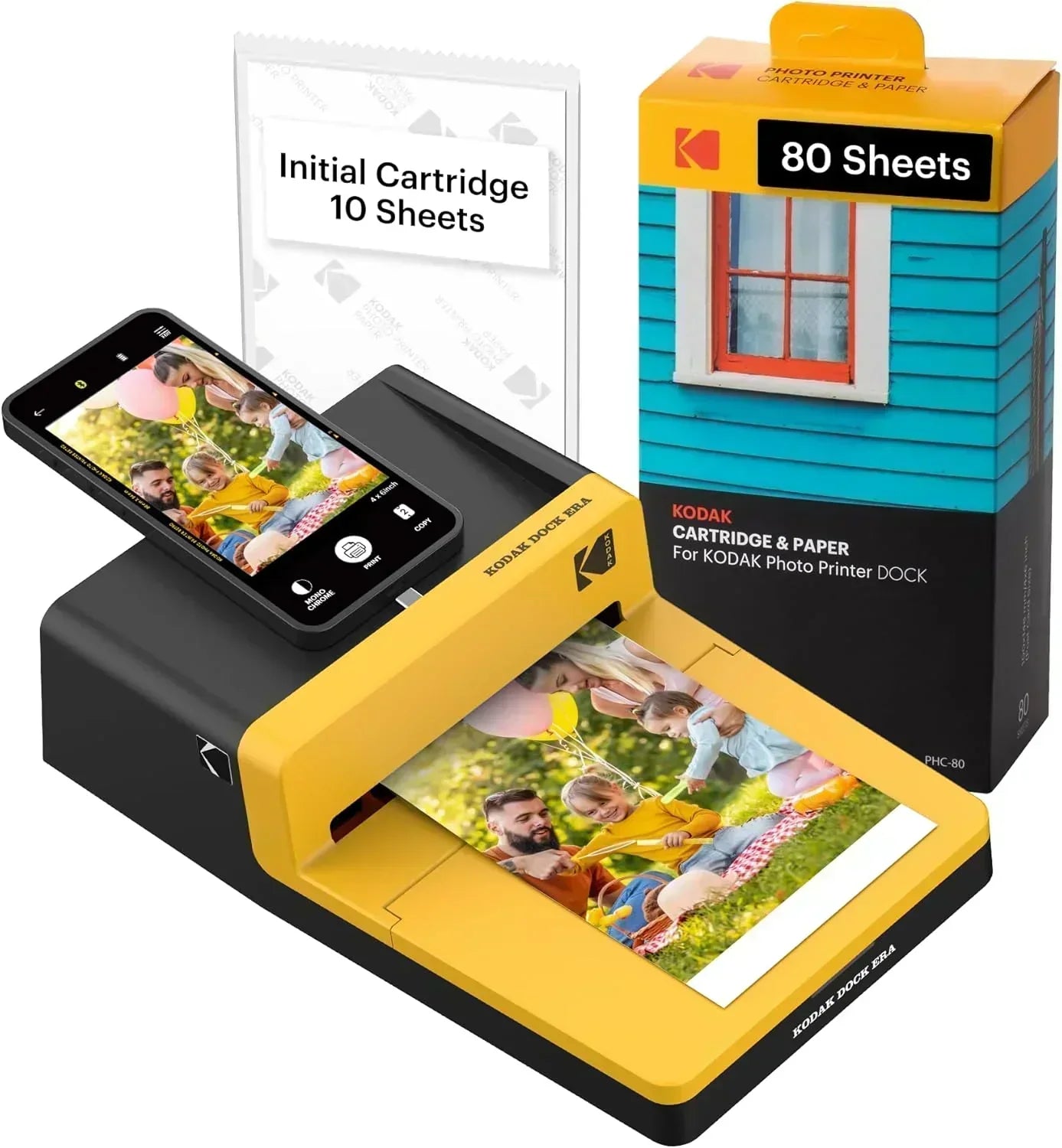 KODAK Dock ERA Plus 4PASS Instant Photo Printer 4x6