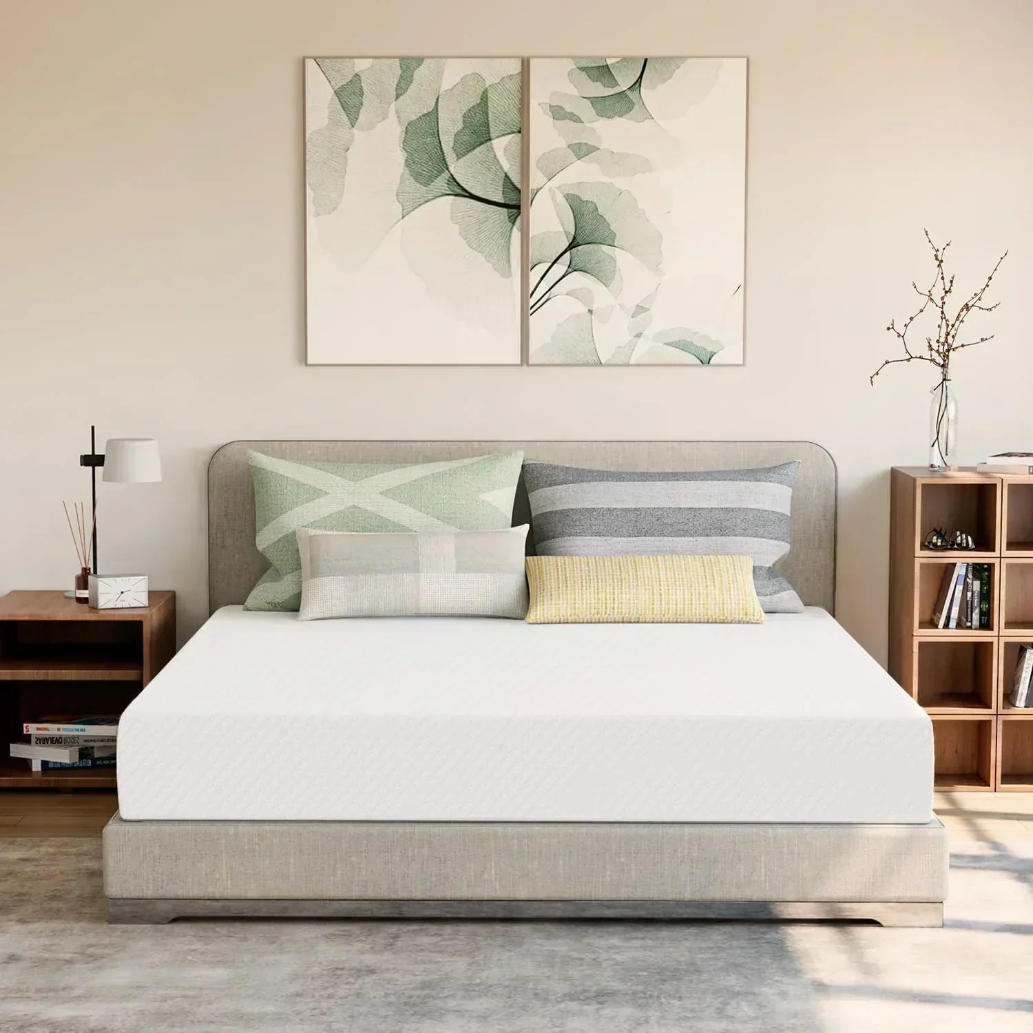 GAESTE 8-inch Fully Cooling Gel Memory Foam Mattress Mattress-in-a-Box