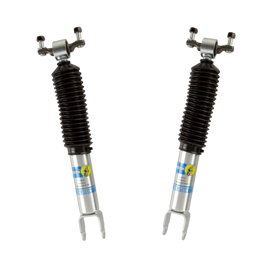 Bilstein Set of Front and Rear B8 5100 Series Shocks with Steering Stabilizer Compatible with 2011-2016 Silverado / Sierra 2500 / 3500 HD with 1.5 Front & 0-1 Rear Lift