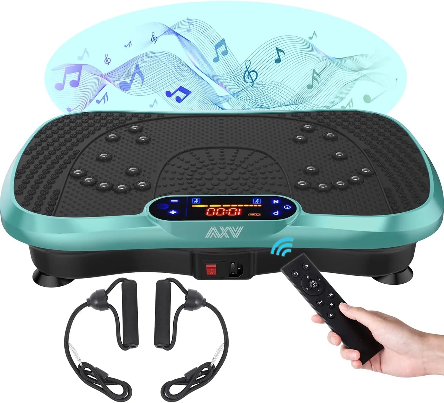 AXV Vibration Plate Fitness Platform Trainer Suitable for men and women to lose weight and burn fat at the gym